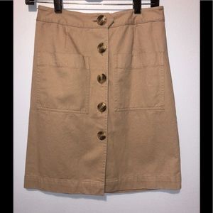 Tommy Hilfiger Button Down Skirt Cotton size 0